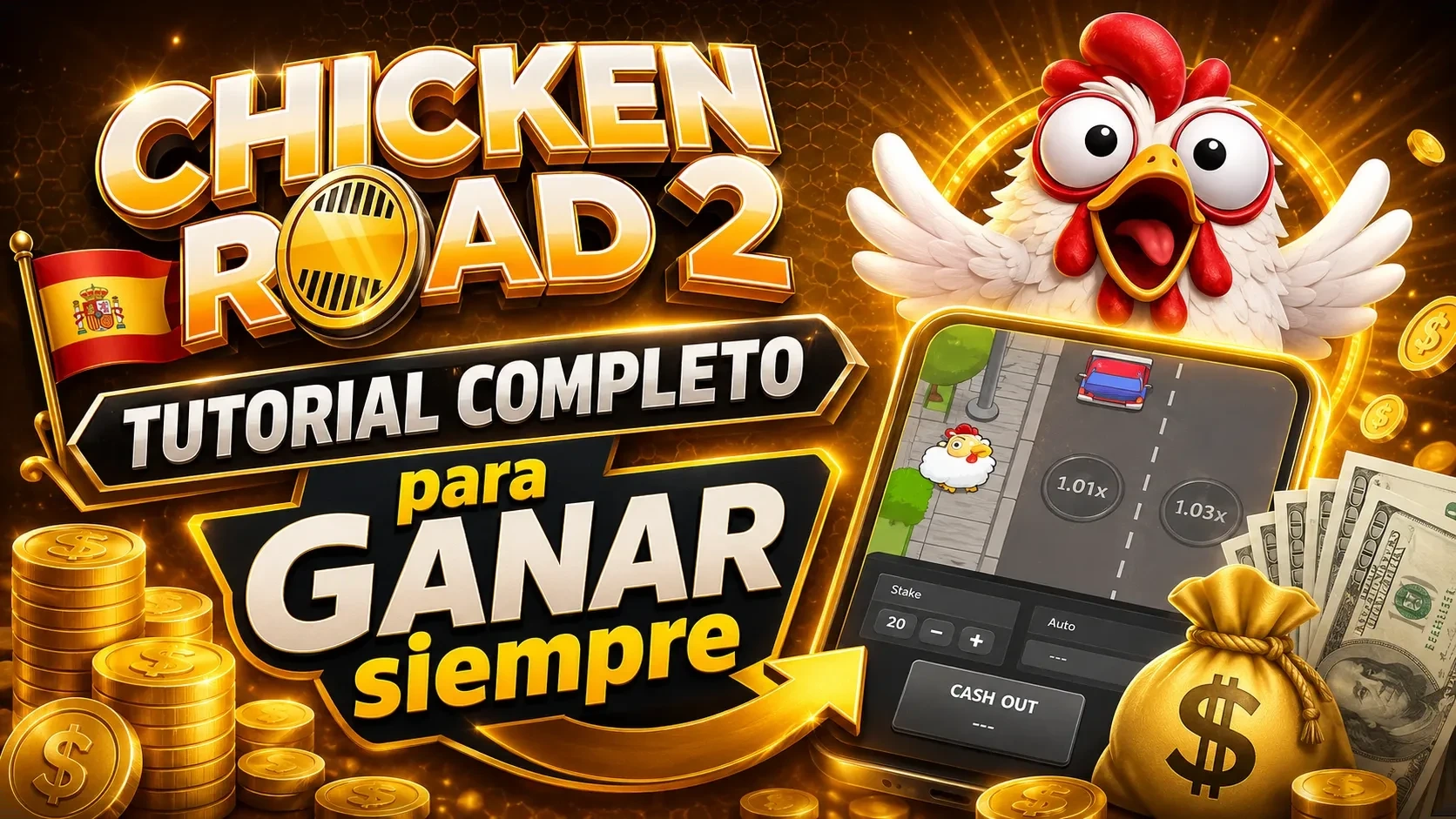 Tutorial visual de Chicken Road 2 sobre bonos para España