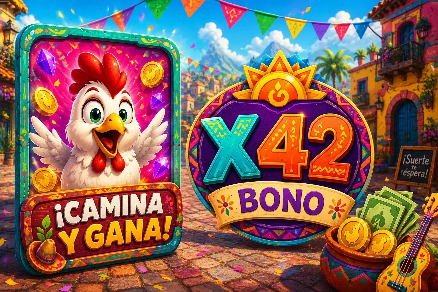 Bono de Chicken Road con multiplicador x42